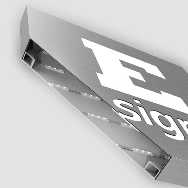 Profil L1, Profil L10, Ljuslåda, Skylt, LED-skylt, LED-låda, Ljusskylt